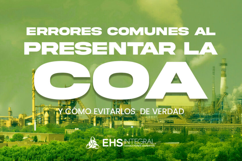 errores comunes al presentar la COA