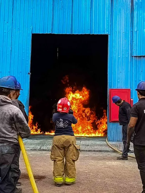 Ejercicios de estiba y seguridad en curso de montacargas