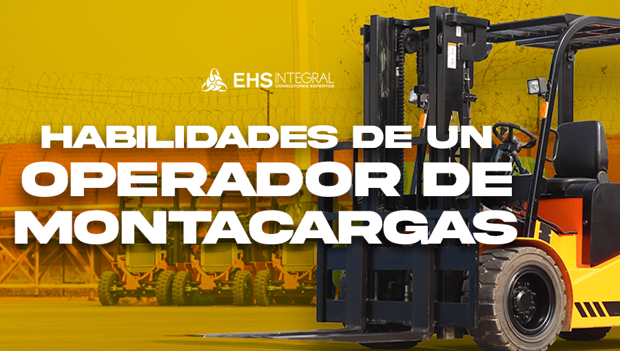 portada habilidades de un operador de montacargas